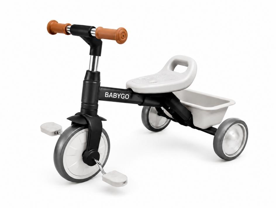 T901 black and grey toddler tricycle